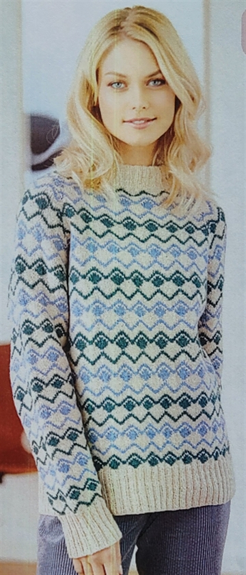 Top Down Sweater - Bio Shetland